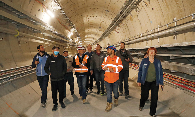 Rail enthusiasts given sneak peek into the future of Arden Station
