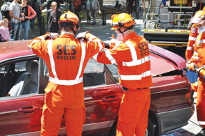 SES launch on promenade