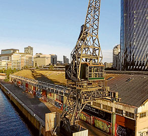 North Wharf crane restored