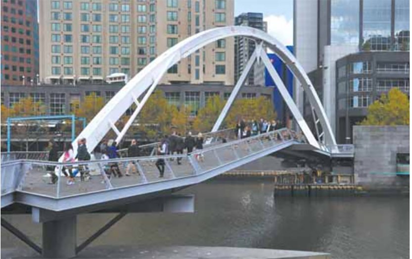 Pedestrian bridge to receive a facelift