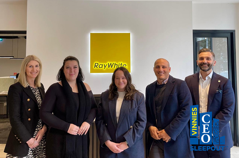 Ray White Southbank gears up for 2025 Vinnies CEO Sleepout