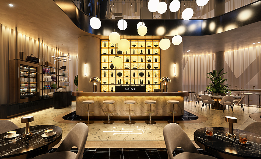 GURNER unveils luxury wellness club SAINT Black in Southbank