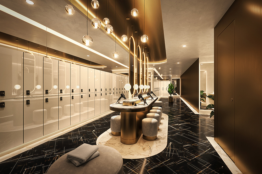 GURNER unveils luxury wellness club SAINT Black in Southbank