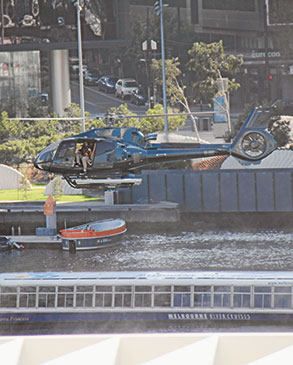 Low-flying chopper