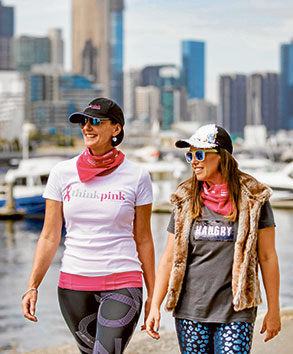 Run a marathon for breast cancer