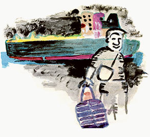 A tankerman on leave