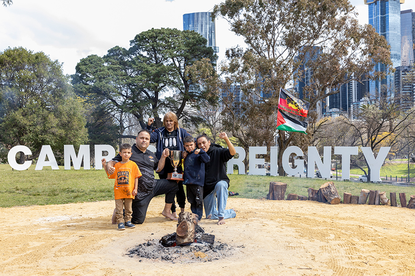 Community shows support after Camp Sovereignty attack