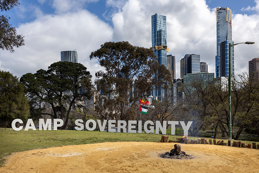 Community shows support after Camp Sovereignty attack