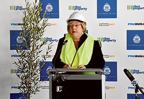 Police centre tops out