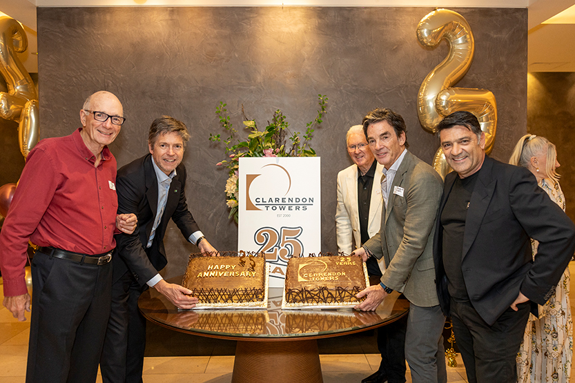 Clarendon Towers in Southbank celebrates its 25th anniversary in style