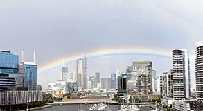 Docklands rainbow