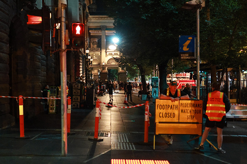 Melbourne CBD transformed into Manhattan for filming of Empire City
