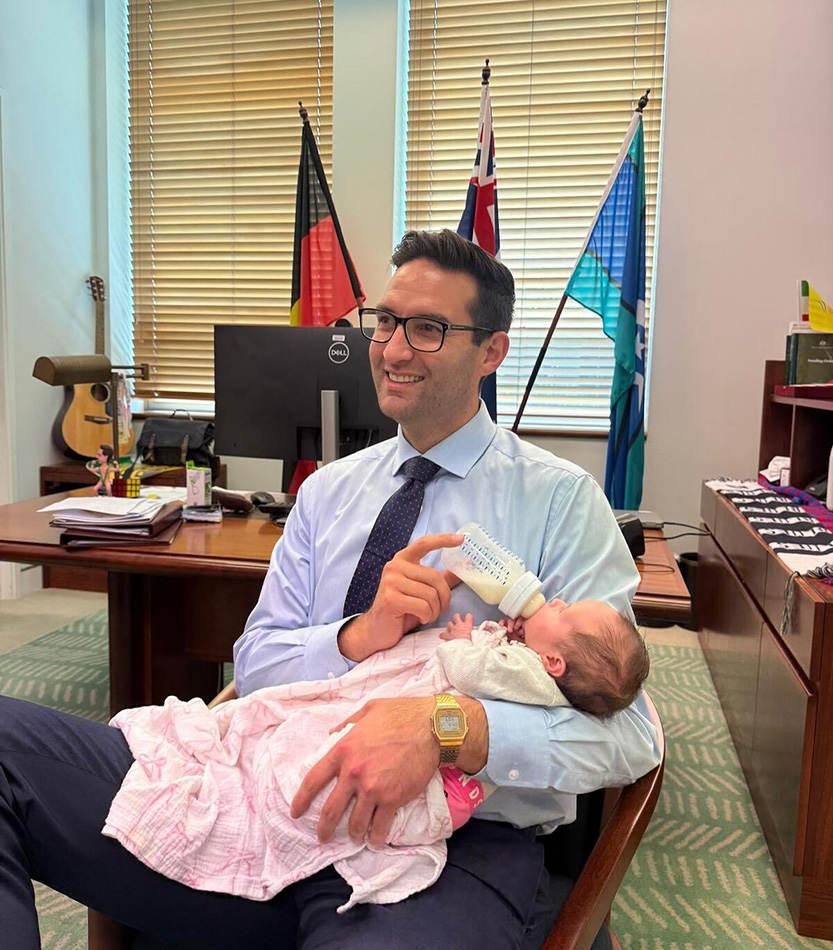 “Roaring into the world”: baby’s arrival brings light