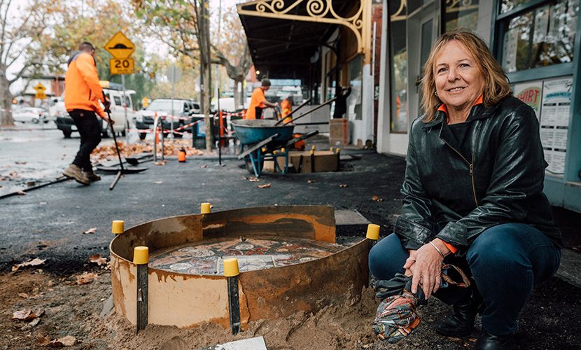 Kensington’s popular mosaic artworks saved as street works take shape