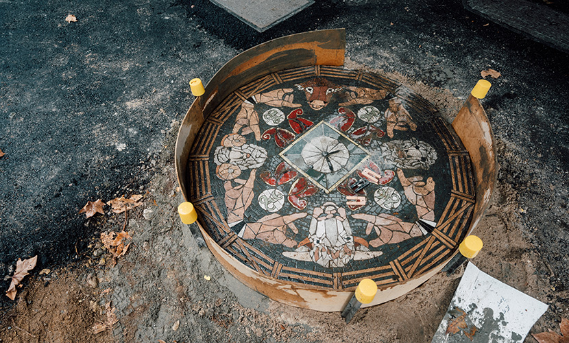 Kensington’s popular mosaic artworks saved as street works take shape
