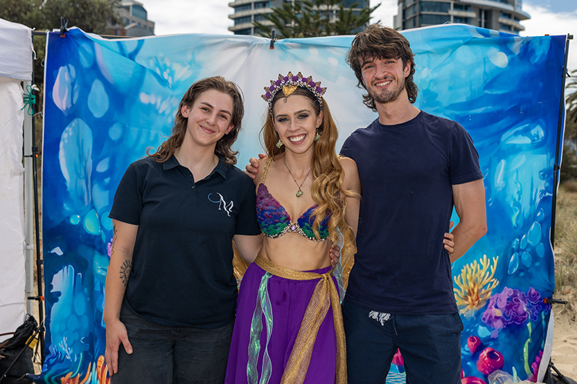 Mermaids make waves for ocean conservation in Port Phillip Bay