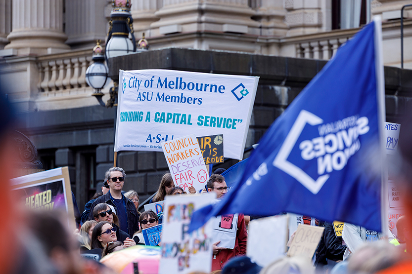 Council workers walk off the job, close libraries