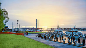 How the virus has hit Docklands