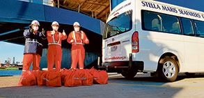 Stella Maris provides crucial support for stranded vessels