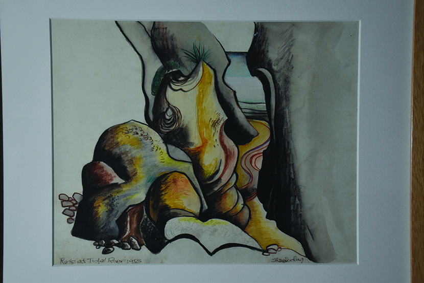 A dramatic modernist with a fluid line