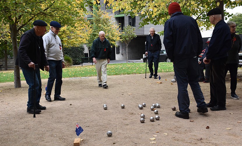 Pete’s petanque piste