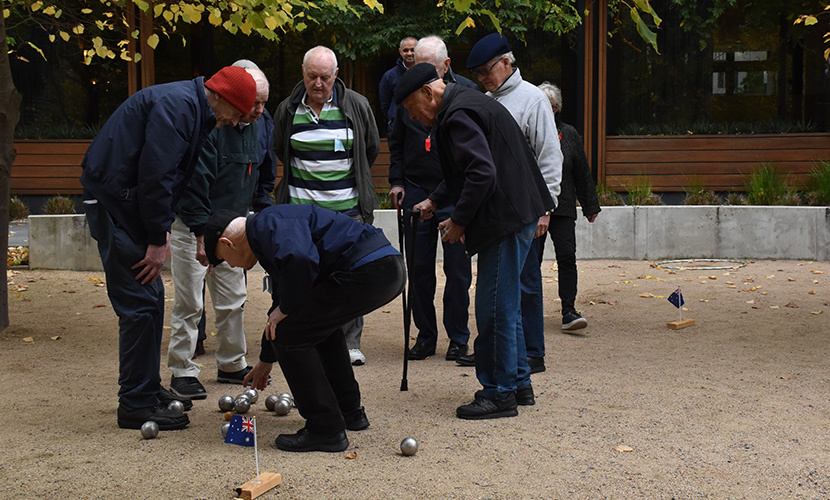 Pete’s petanque piste