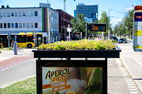 Tram stops for bees?