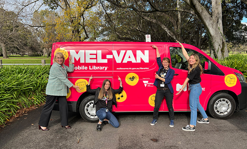 New mobile library drives digital literacy to locals 
