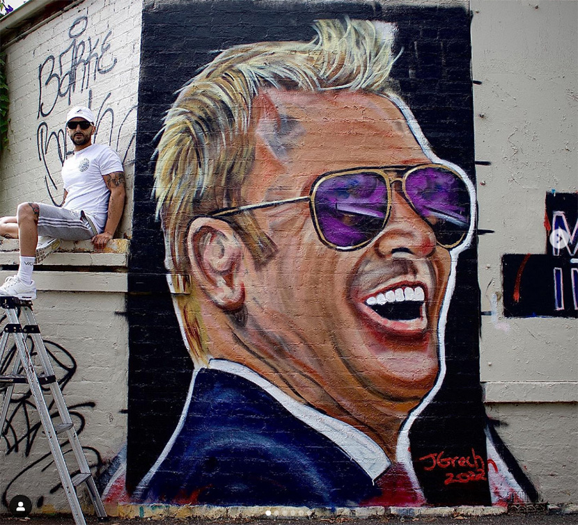 Artist behind Shane Warne mural left gutted after facing criminal charges