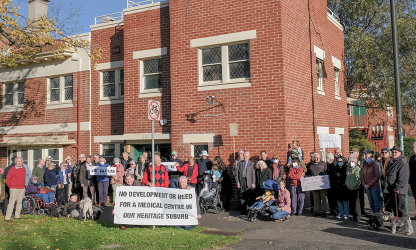 Council rejects application for Hartcourt building in Parkville