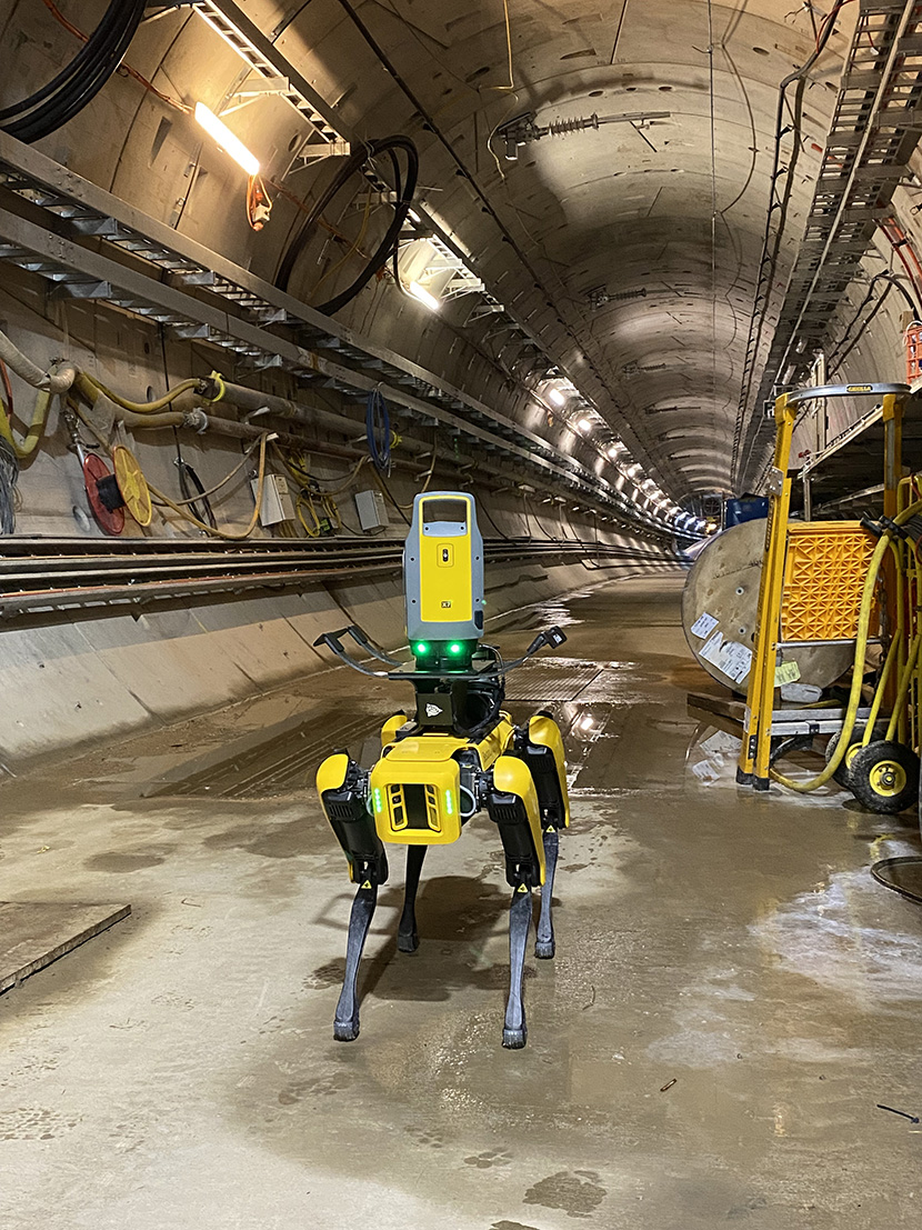 Metro Tunnel lets the robo-dog off the leash