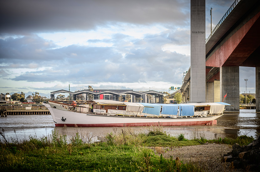 Historic Alma Doepel makes victorious return to water
