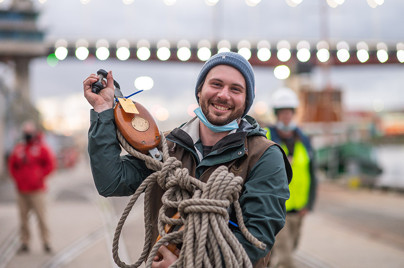 Historic Alma Doepel makes victorious return to water