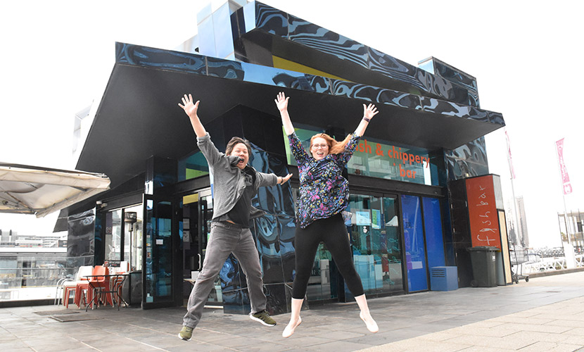 Cryptocurrency and t-shirts: how a broke Docklands duo bought a fish and chip shop