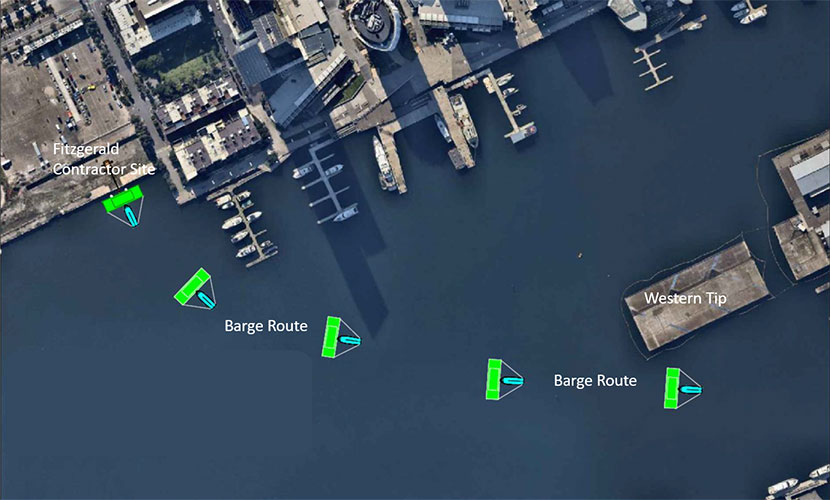 Works plough ahead to remove Central Pier’s historic western tip