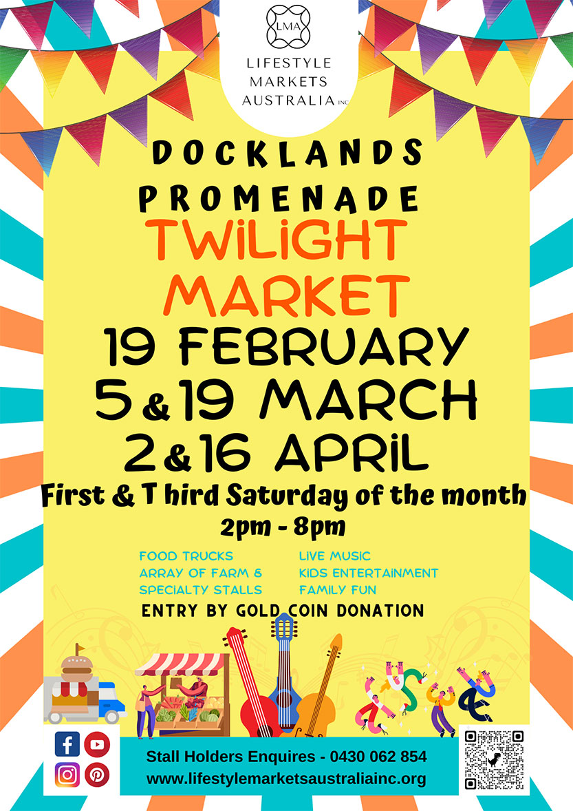 New Docklands Twilight Market to help disadvantaged youth