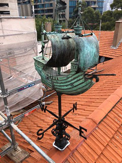Public appeal for stolen weathervane at Mission to Seafarers