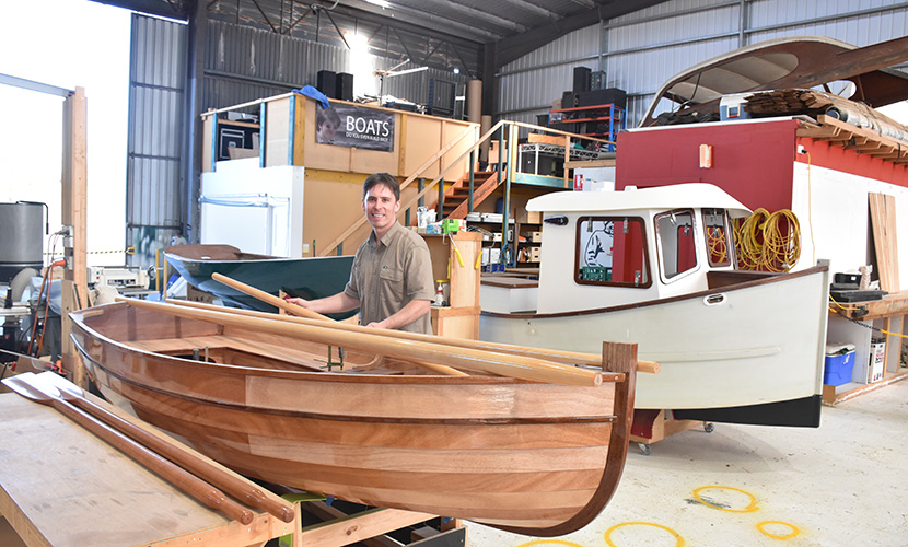 Boat building gets modernised
