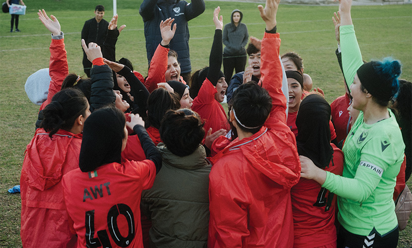 Afghan women’s team make Docklands their home