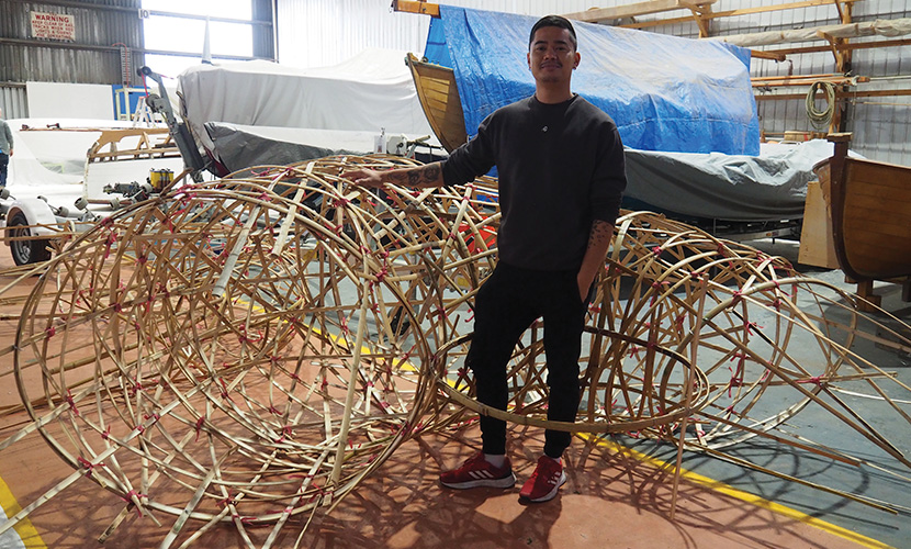 The Wooden Boat Centre puts its hand up to support RISING Festival artist