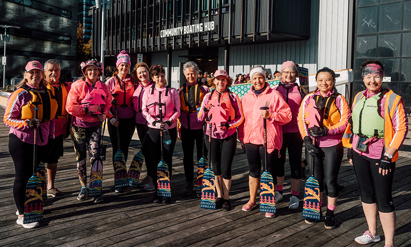 A “special place” on the water: New dragon boat club brings survivors together