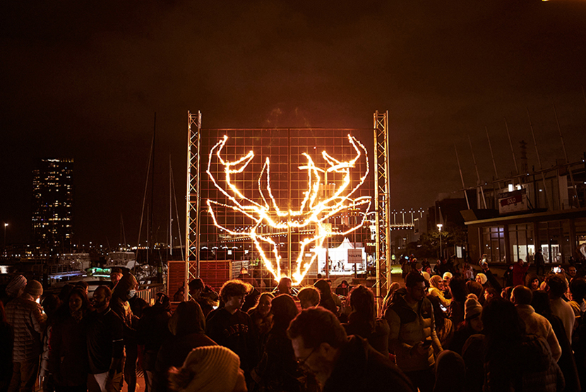 Docklands fires back to life