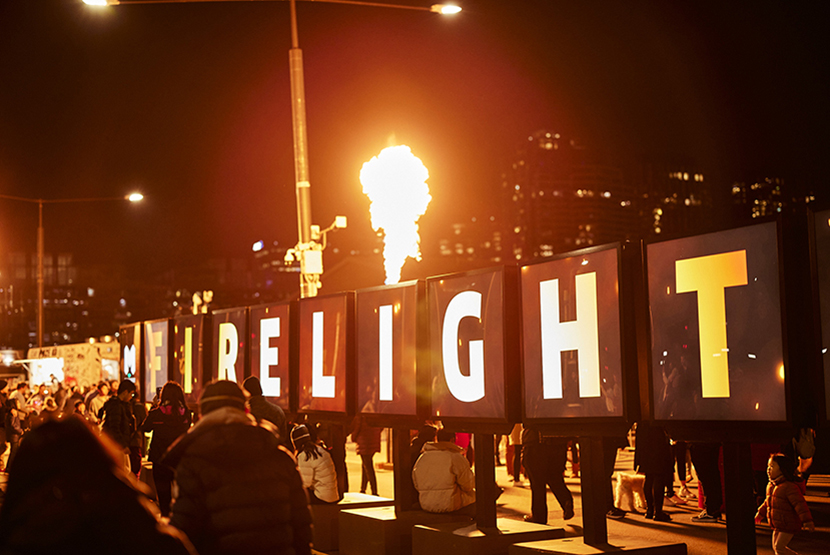 Docklands fires back to life
