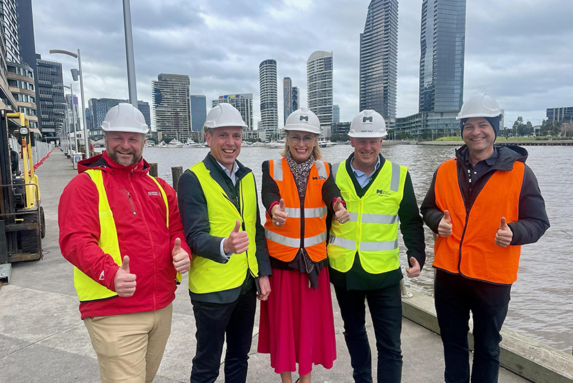 Works take shape at Australia Wharf