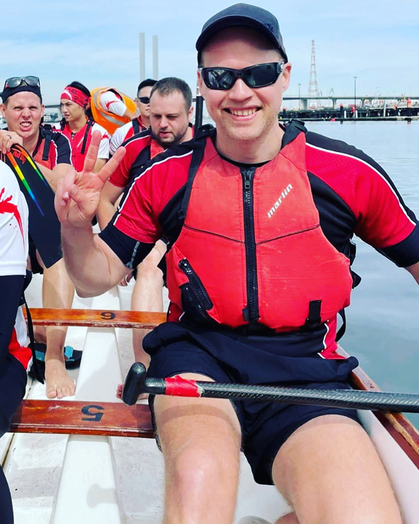 Local dragon boats join national pride paddle