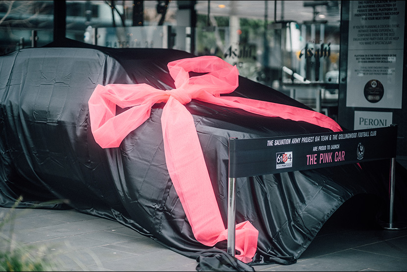 Salvos’ Pink Car officially takes to the streets
