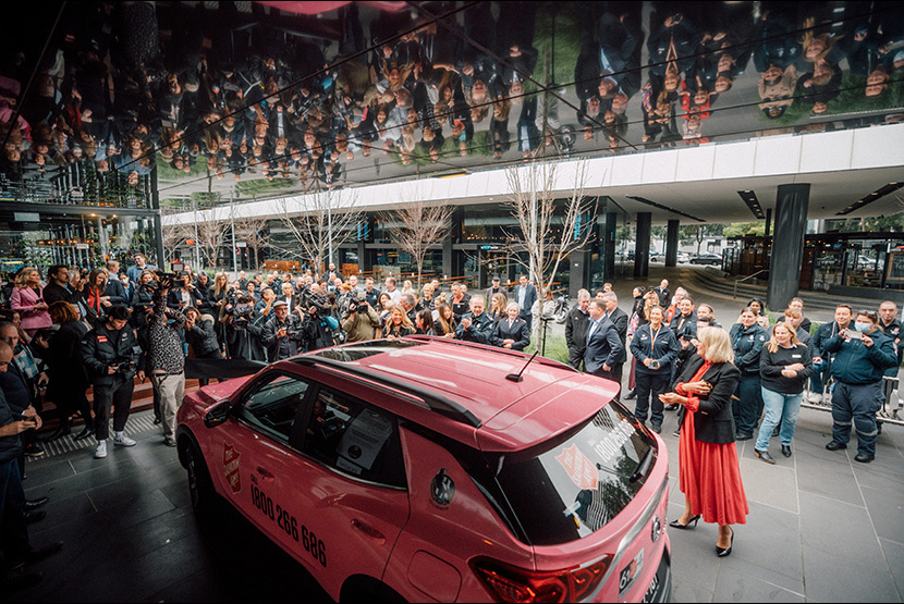 Salvos’ Pink Car officially takes to the streets