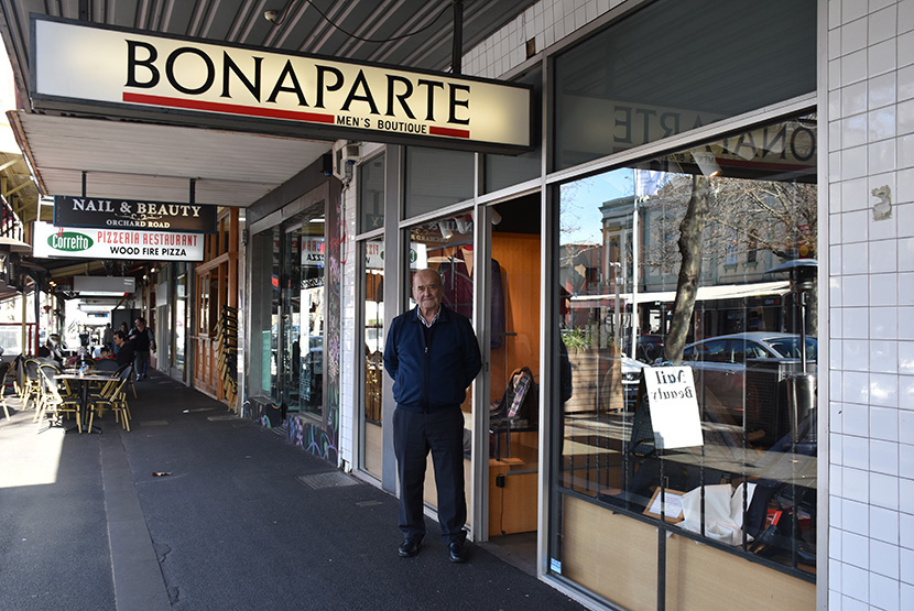 Carlton menswear retailer offers personal service