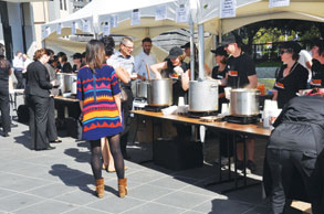 Soup to help food charities