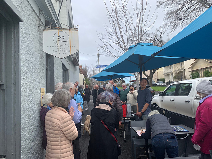 Welcoming residents of East Melbourne